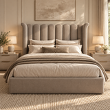 Tobias Trending 2027 Art Deco Wingback Bed