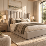 Tobias Trending 2027 Art Deco Wingback Bed