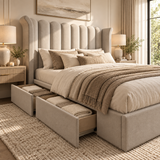 Tobias Trending 2027 Art Deco Wingback Bed