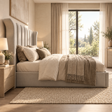 Tobias Trending 2027 Art Deco Wingback Bed