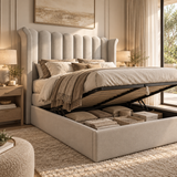 Tobias Trending 2027 Art Deco Wingback Bed