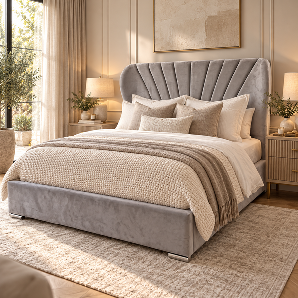Elisha Trending 2027 Luxury Wingback Bed