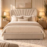 Elisha Trending 2027 Luxury Wingback Bed