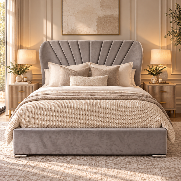 Elisha Trending 2027 Luxury Wingback Bed
