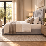 Elisha Trending 2027 Luxury Wingback Bed