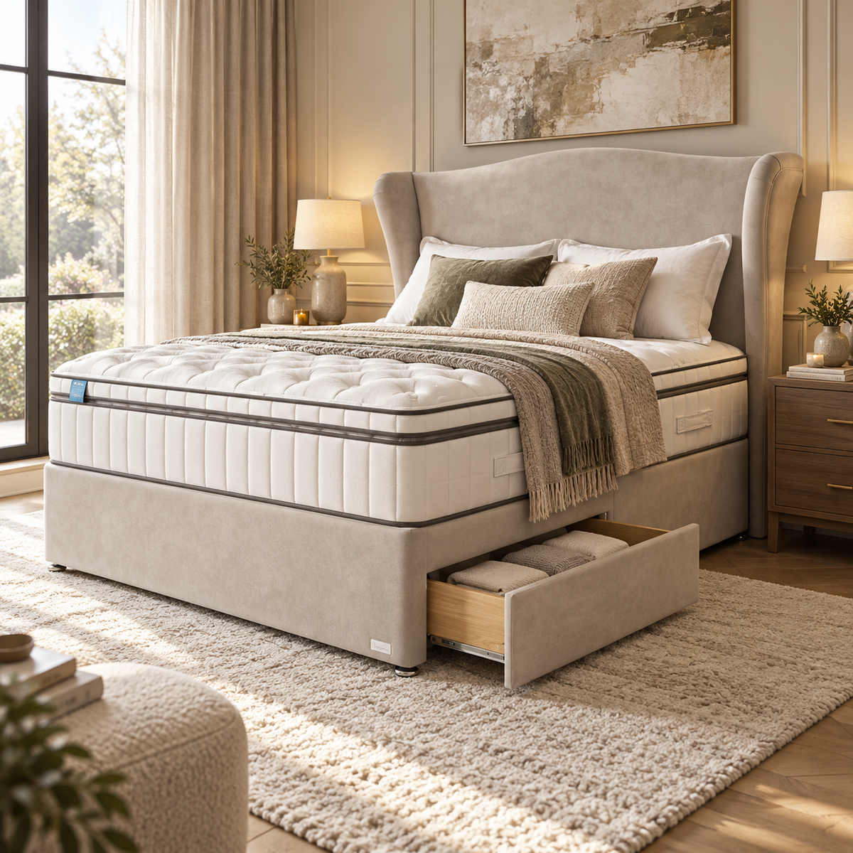 Joel Trending 2027 Upholstered Divan Bed