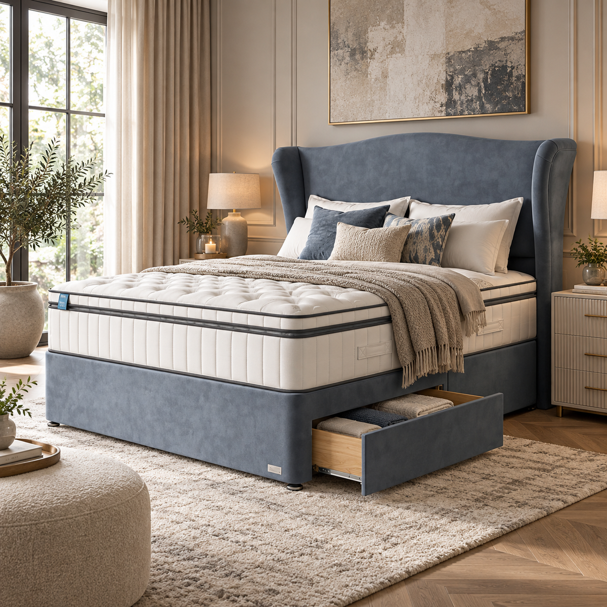 Joel Trending 2027 Upholstered Divan Bed