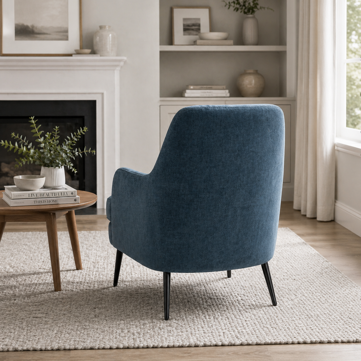 Pauline Wingback Upholstered Armchair Accent Chair