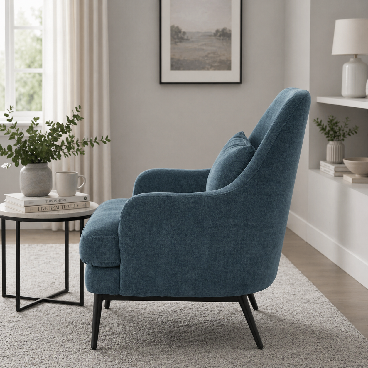 Pauline Wingback Upholstered Armchair Accent Chair