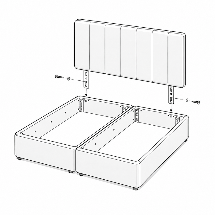 Attach the headboard