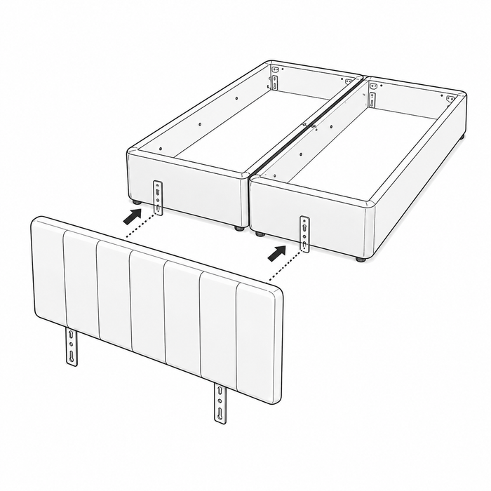 Attach the footboard
