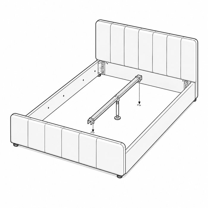 Fit the centre support