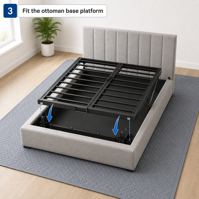 Fit the ottoman base platform