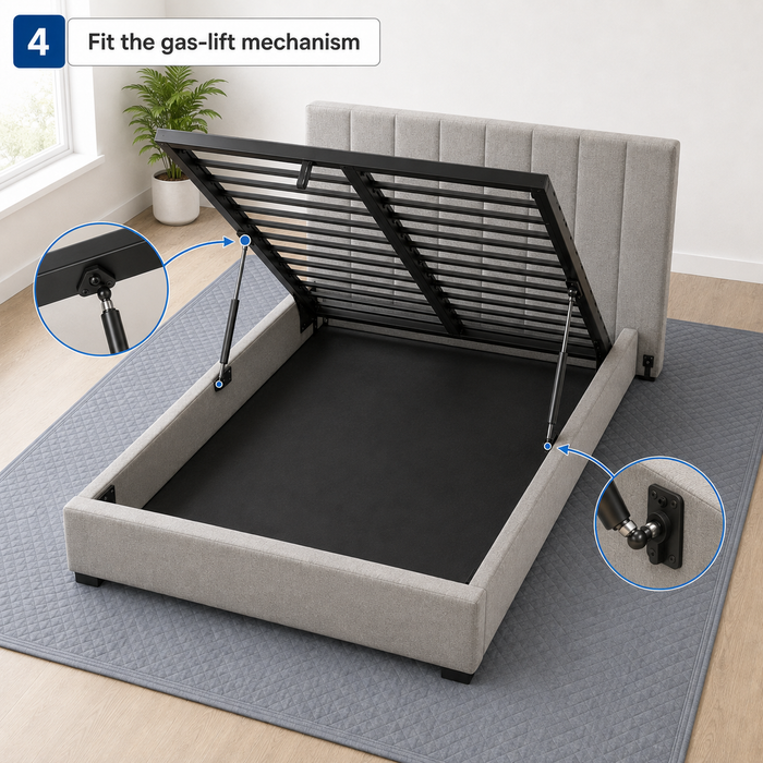 Fit the gas-lift mechanism