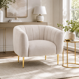 Eva Silver Grey Velvet Armchair