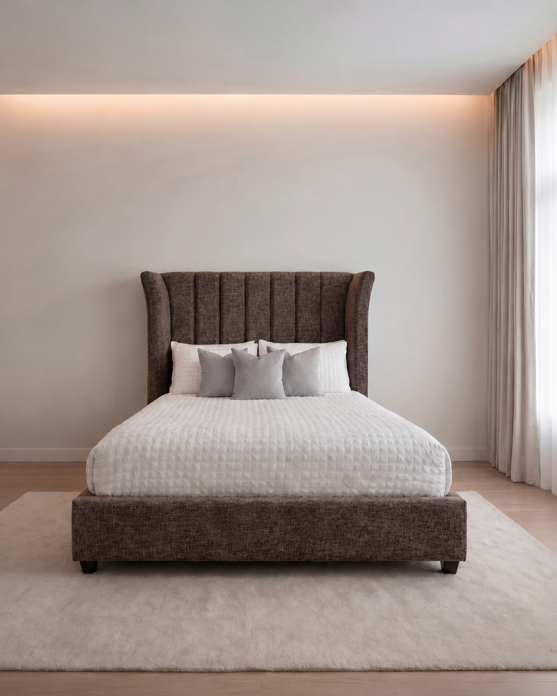 Jeremiah Modern Luxury Upholstered Bed – British Furniture Shop 2026