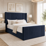 Andre Devonshire Winged Panel Upholstered Bed