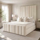 Rhianna Mirage Panel Upholstered Bed