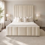 Rhianna Mirage Panel Upholstered Bed