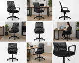 Breathable Mesh Andre Black Home Office Chair | Lumbar Support UK