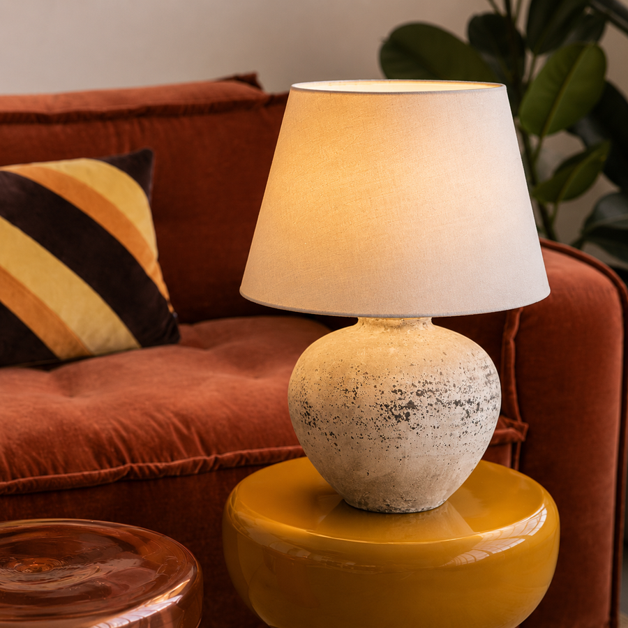 Remel Stone Ceramic Table Lamp Large