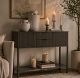 Bradley Collection 2 Drawer 2 Door Console