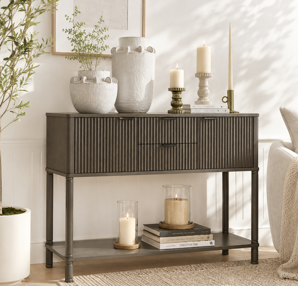 Bradley Collection 2 Drawer 2 Door Console