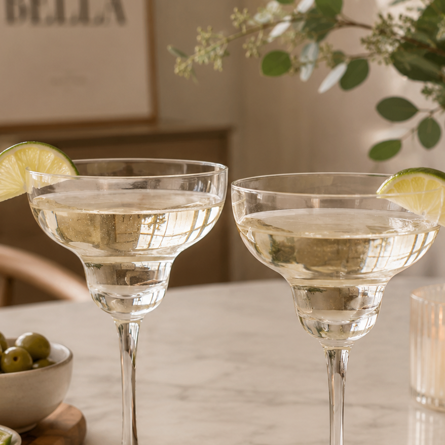 Jacob Set Of 2 Margarita Glasses