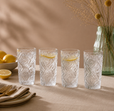 Eve Set Of Four Clear Highball Glasses