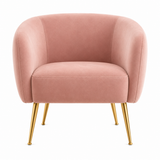 Eva Pink Velvet Armchair