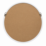 Bernett Washed Wood Beaded Wall Mirror Rustic Mirror