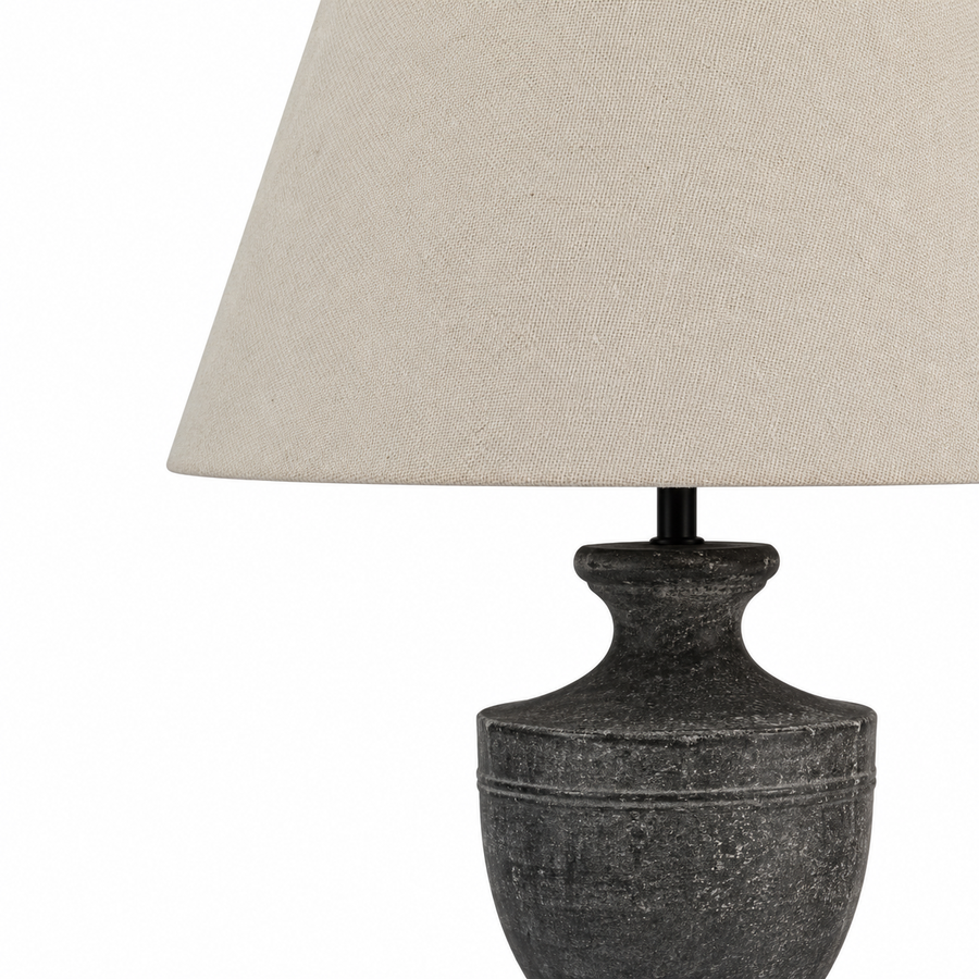 Jaasiel Urn Wooden Table Lamp
