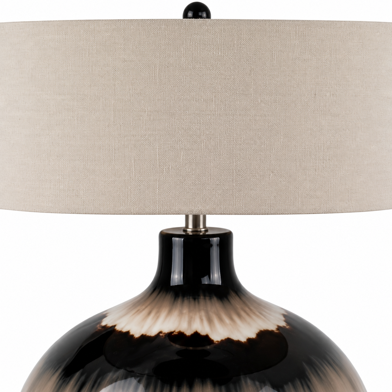 Nehemiah Table Lamp Linen Shade
