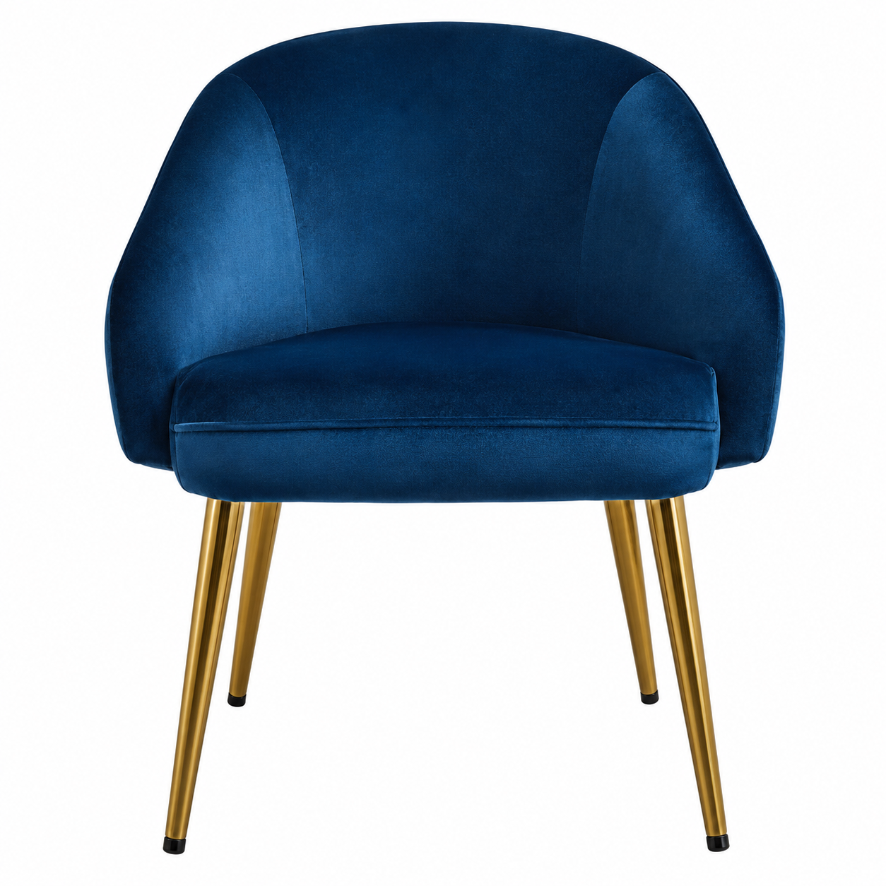 Eva Midnight Blue Chair And Footstool