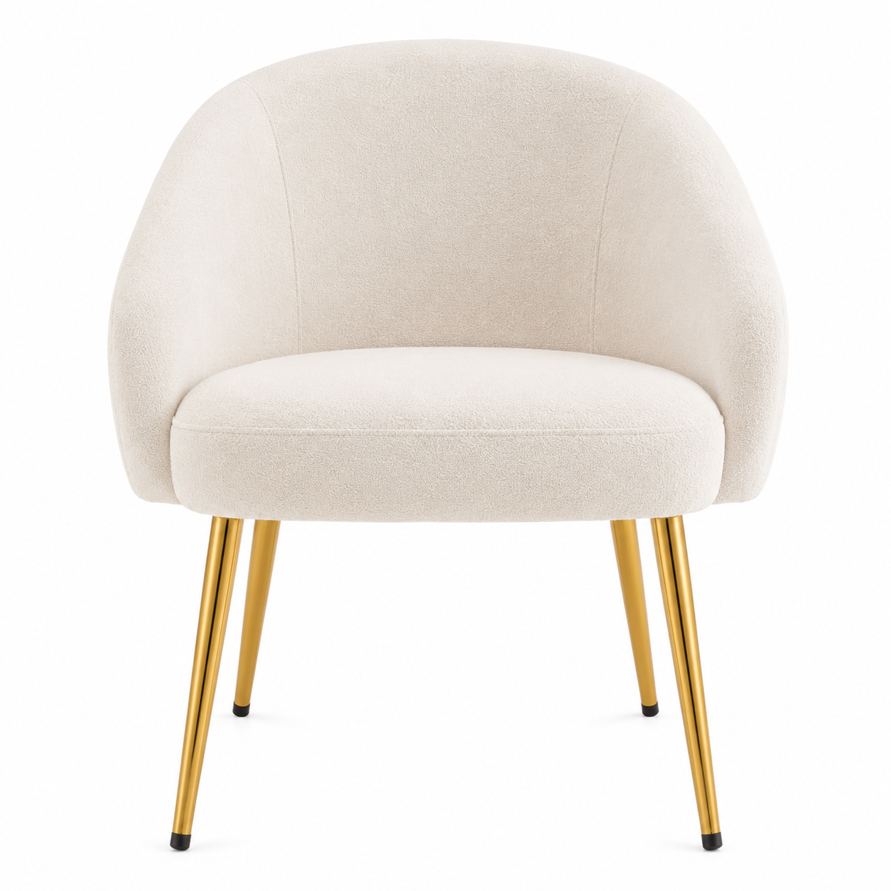 Eva Beige Chair And Footstool