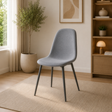 Rhianna Grey Fabric Dining Chair