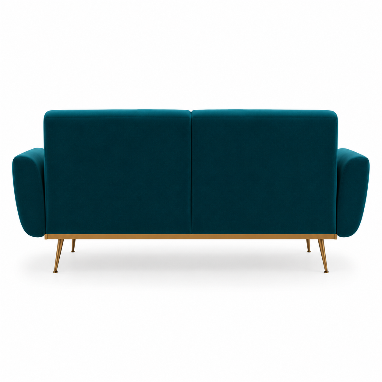 2 Seater Eva Green Velvet Sofa Bed