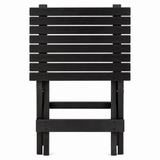 Nehemiah Black Wood Folding Portable Table