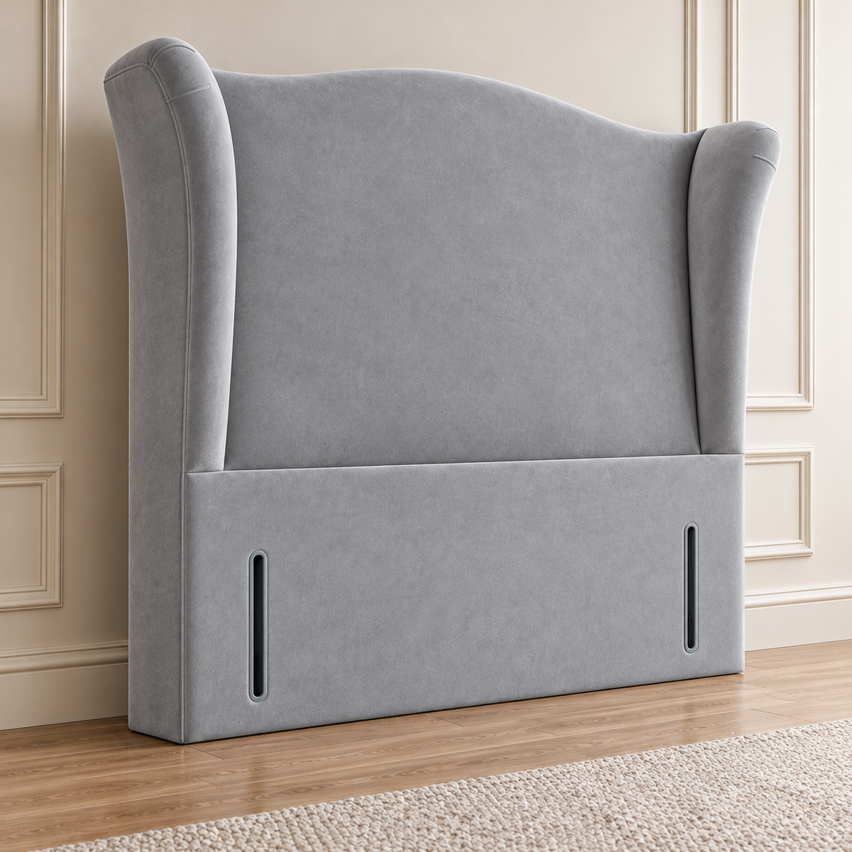Low Upholstered Headboard, Joel Classic Padded Panel 2027