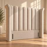 High Wingback Headboard, Tobias Art Deco Tulip 2027