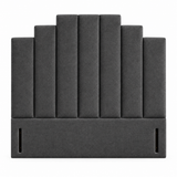 High Floor Standing Headboard, Gideon Art Deco Channelled 2027