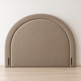 High Curved Headboard, Jude Crescent Cloud 2027