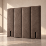 High Panelled Headboard, Andrew Four Panel Geometric 2027