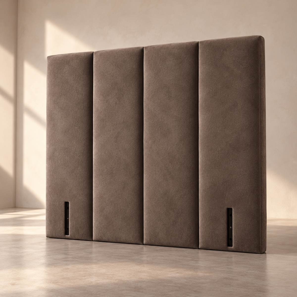 High Panelled Headboard, Andrew Four Panel Geometric 2027