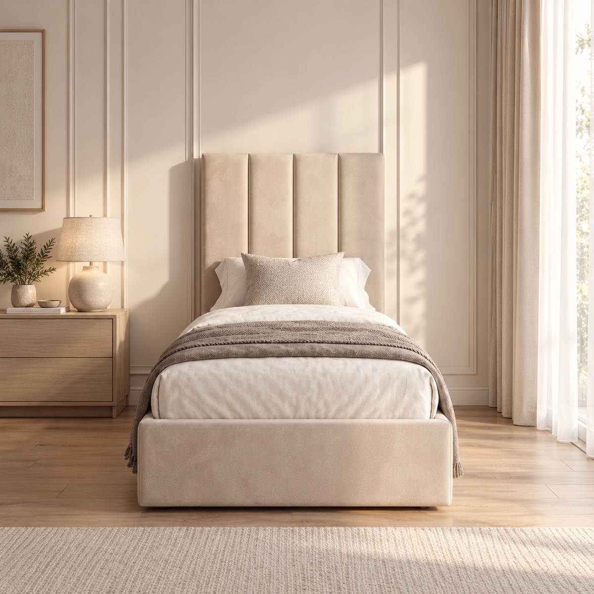 Andrew Modern Premium Upholstered Bed