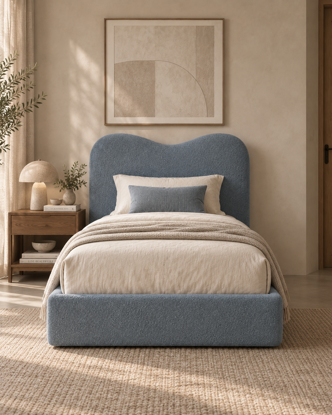 Mirage Elegant Tall Cloud Teddy Bed