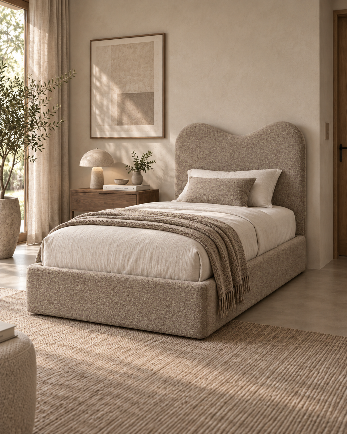 Mirage Elegant Tall Cloud Teddy Bed