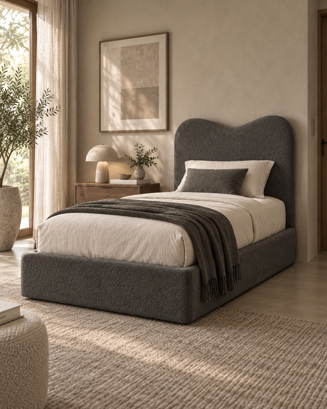Mirage Elegant Tall Cloud Teddy Bed