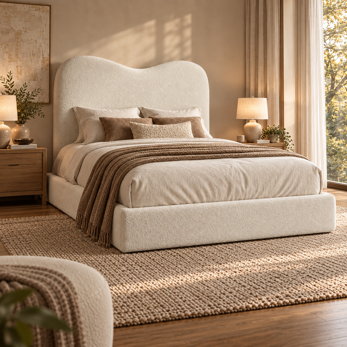 Mirage Elegant Tall Cloud Teddy Bed