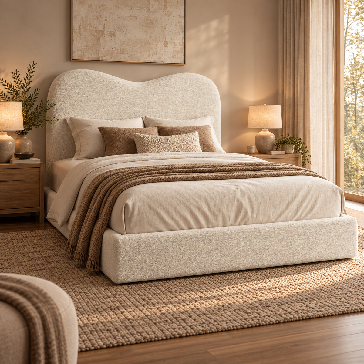 Mirage Elegant Tall Cloud Teddy Bed
